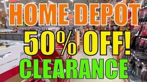 Home Depot Seasonal Promo Code 50% Off Clearance